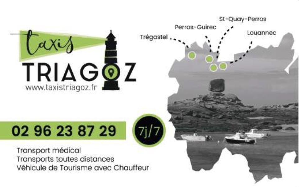 Taxis triagoz cote de granit rose lannion